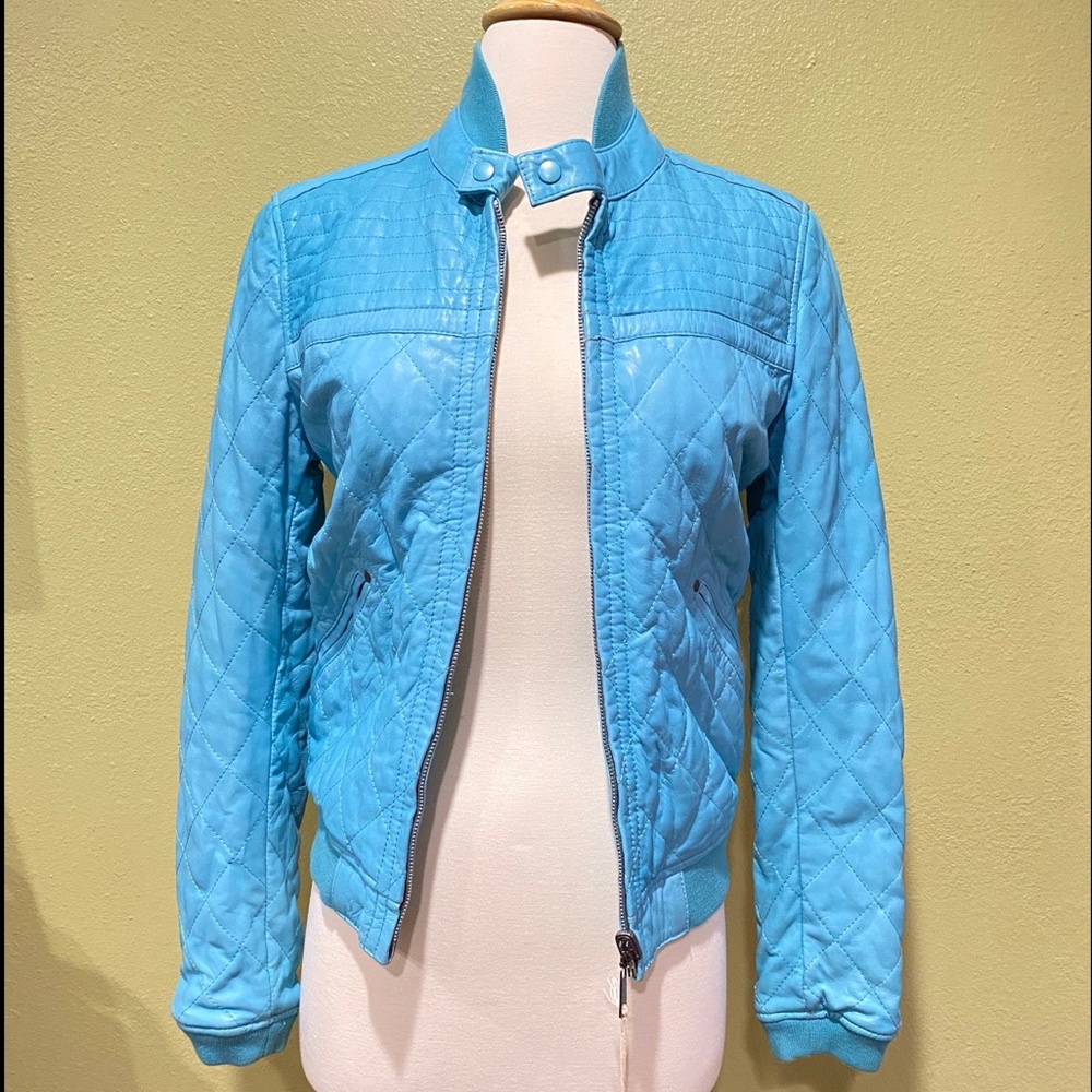 Diesel 100% Lambskin Baby Blue